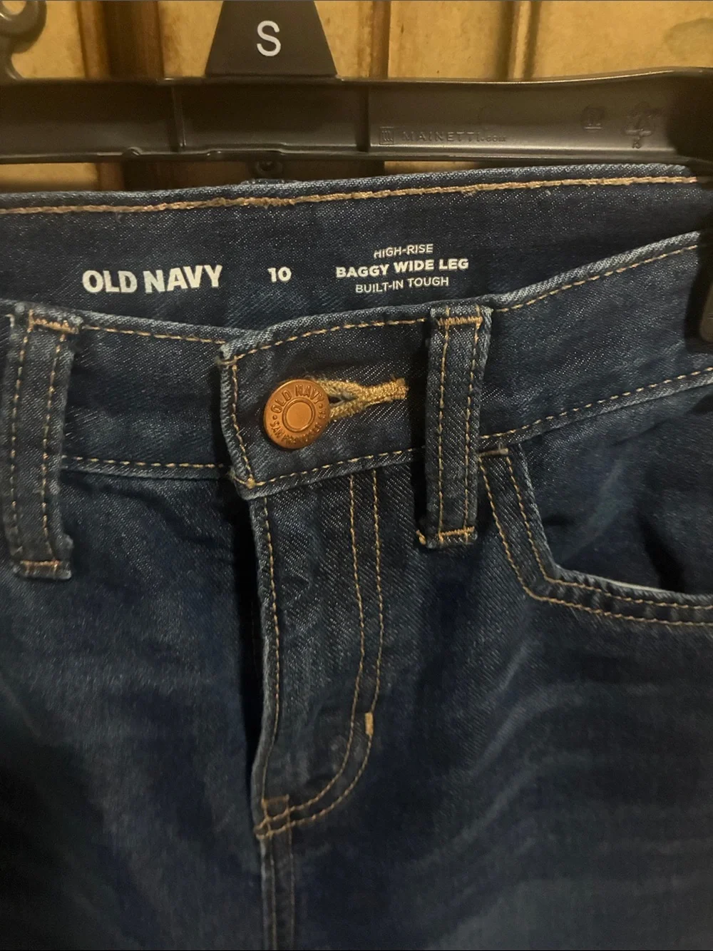 Old Navy Men's Indigo Relaxed Straight Jeans